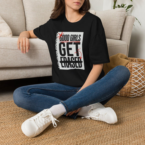 Good Girls Get Erased T-Shirt — Funny Engagement Proposal Tee