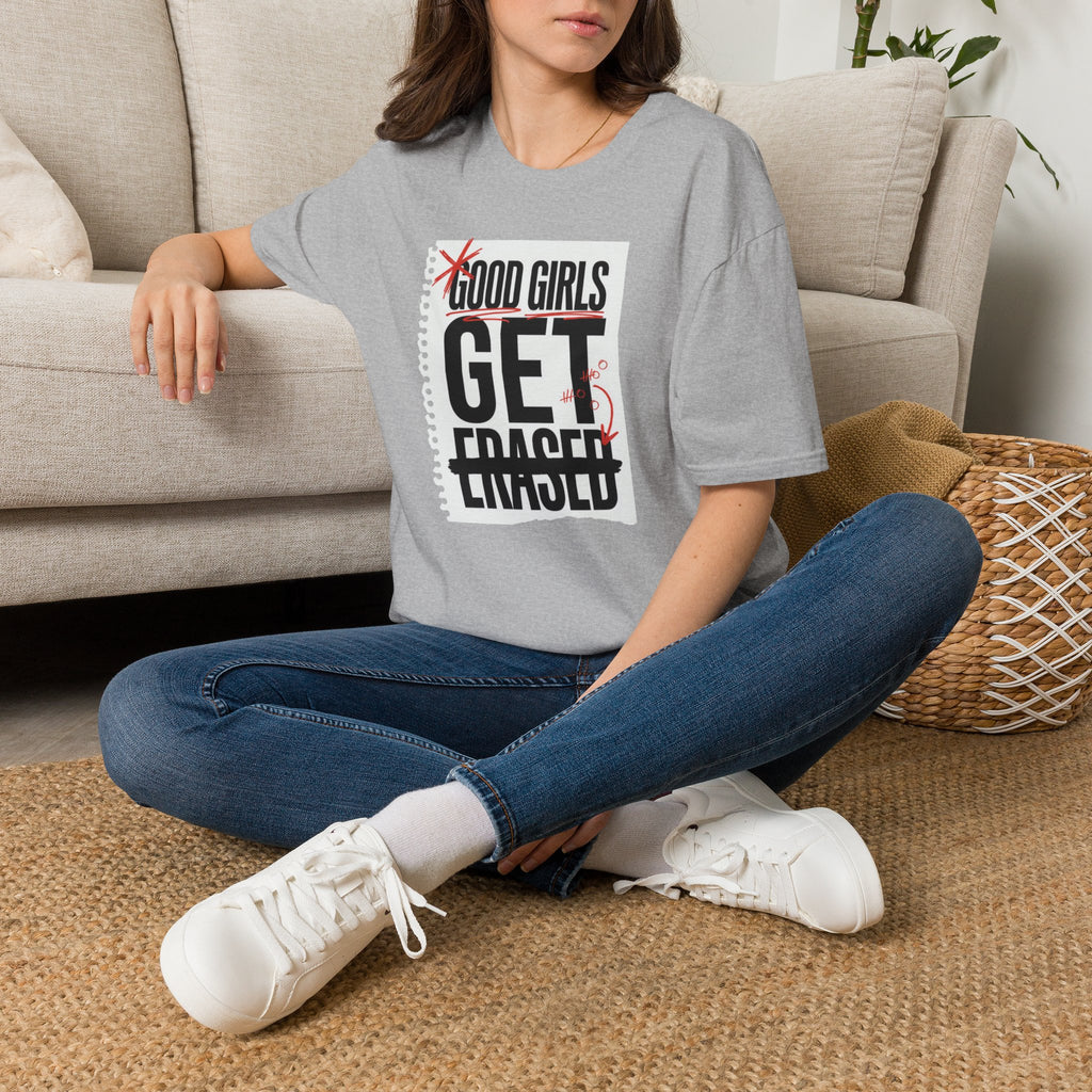 Good Girls Get Erased T-Shirt — Funny Engagement Proposal Tee