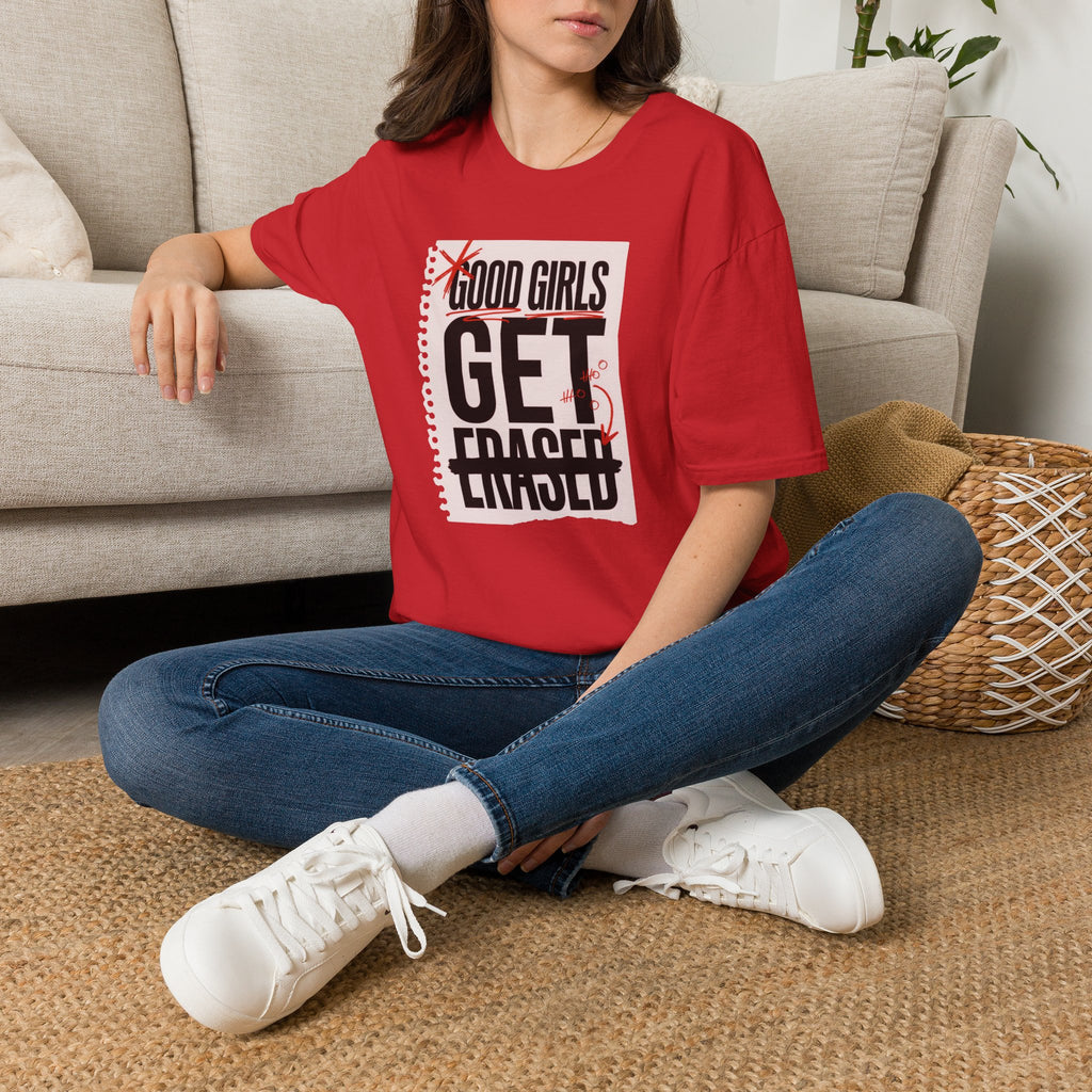 Good Girls Get Erased T-Shirt — Funny Engagement Proposal Tee