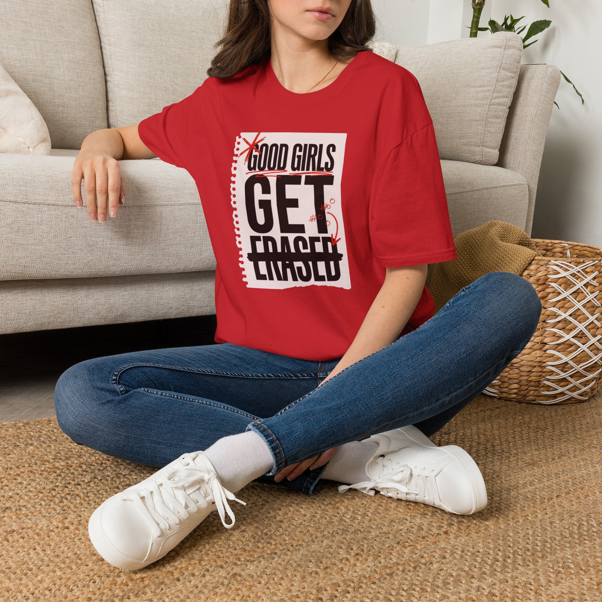 Good Girls Get Erased T-Shirt — Funny Engagement Proposal Tee