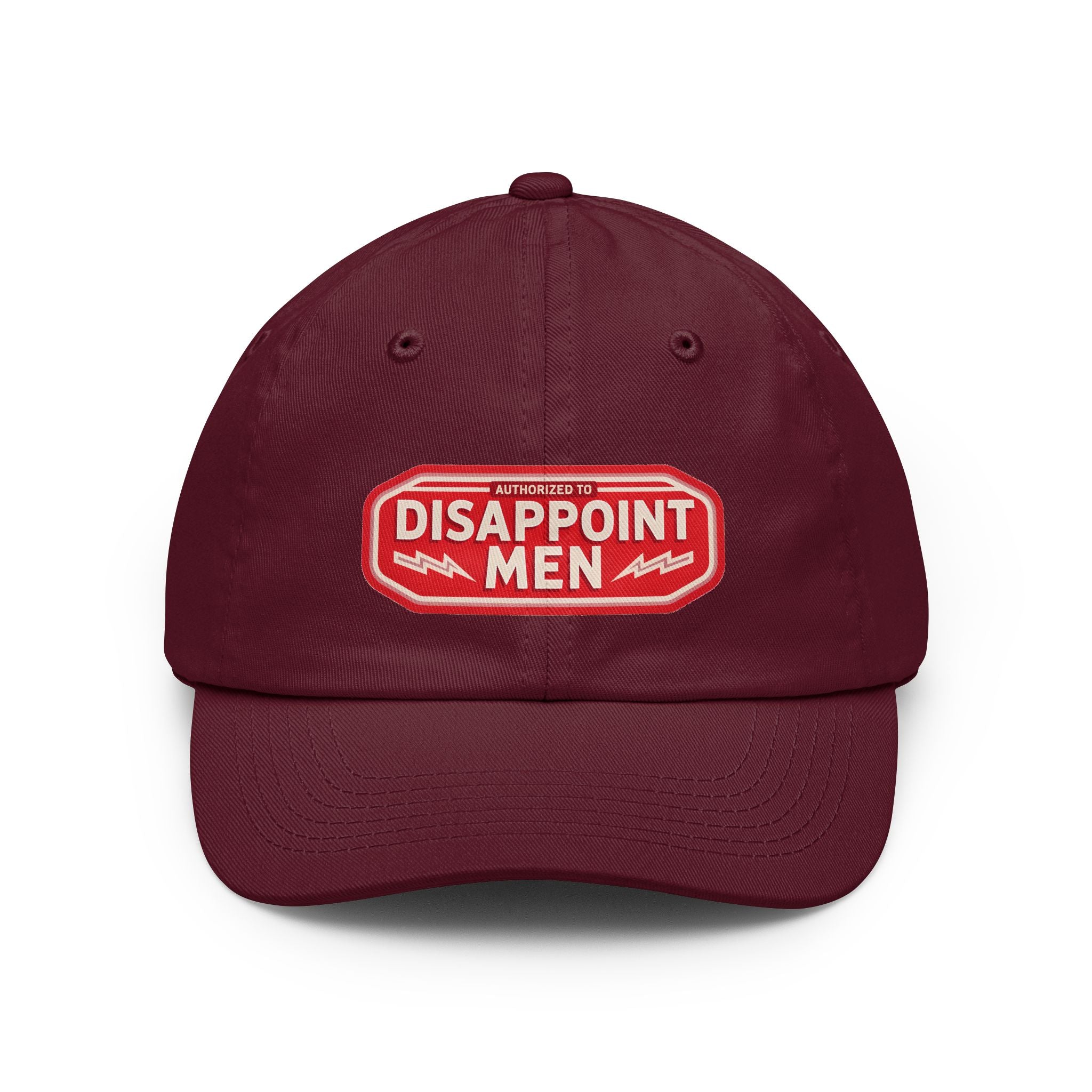 Authorized To Disappoint Men Dad Hat - Vintage Patch Baseball Cap