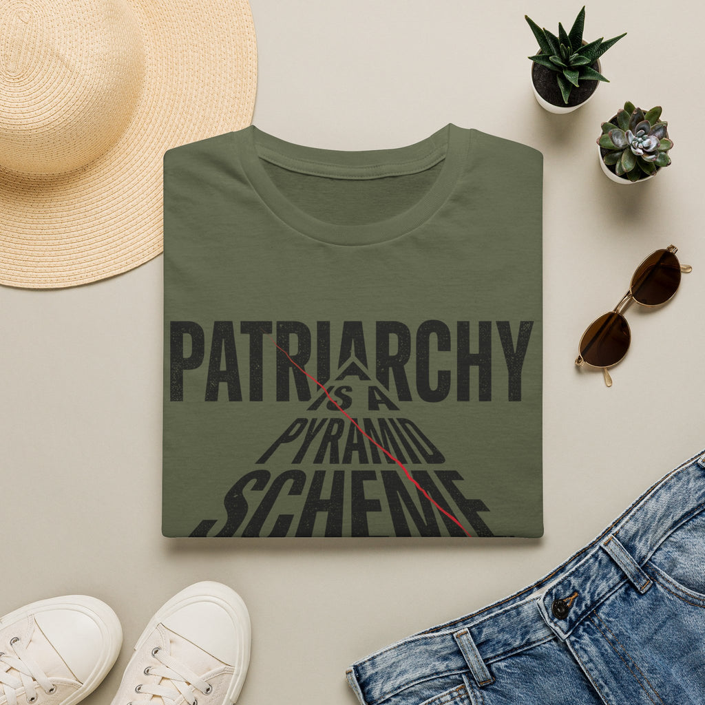 T-Shirt — "Patriarchy Is A Pyramid Scheme for Mediocre Men" Feminist Graphic Tee