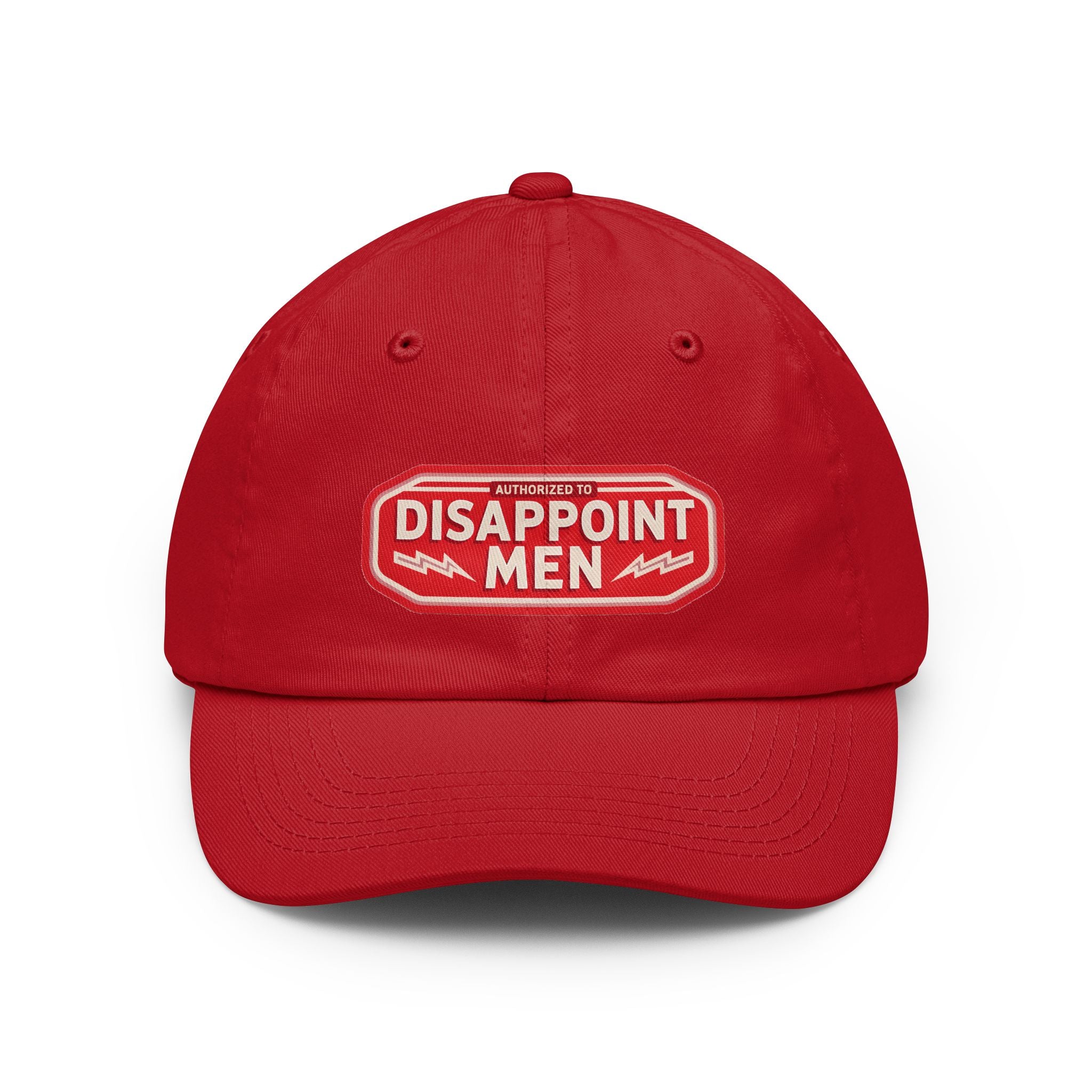 Authorized To Disappoint Men Dad Hat - Vintage Patch Baseball Cap
