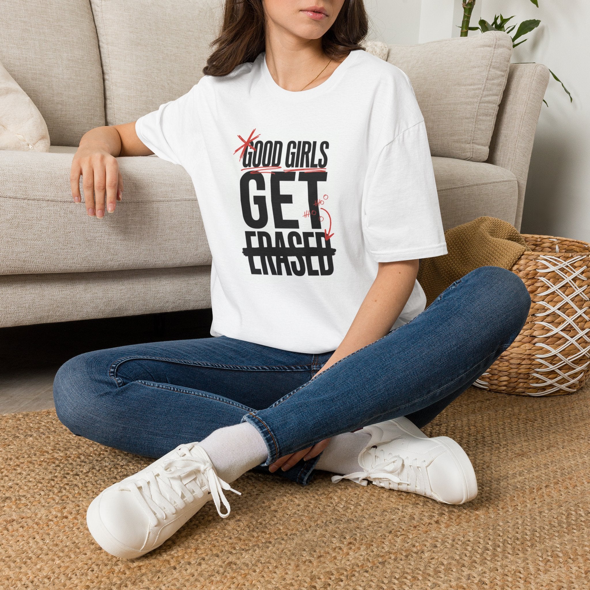 Good Girls Get Erased T-Shirt — Funny Engagement Proposal Tee