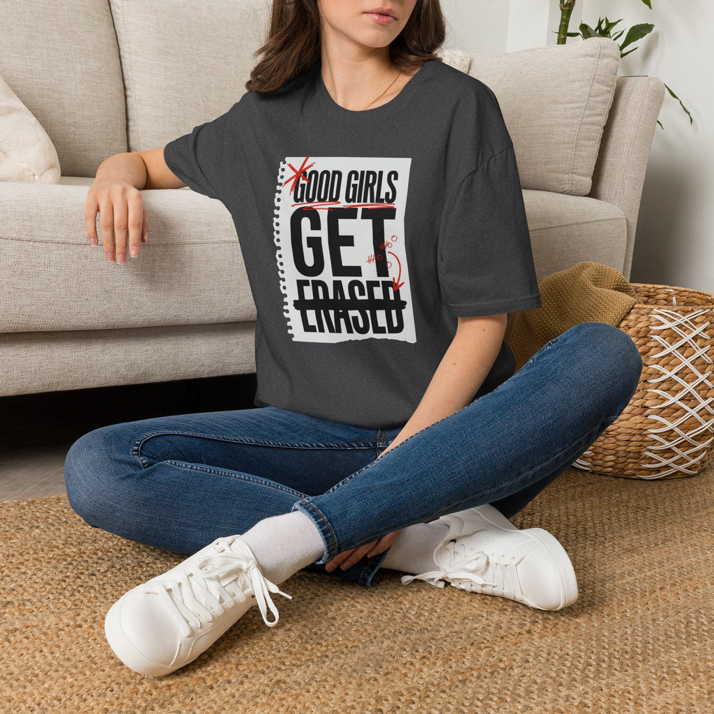 Good Girls Get Erased T-Shirt — Funny Engagement Proposal Tee