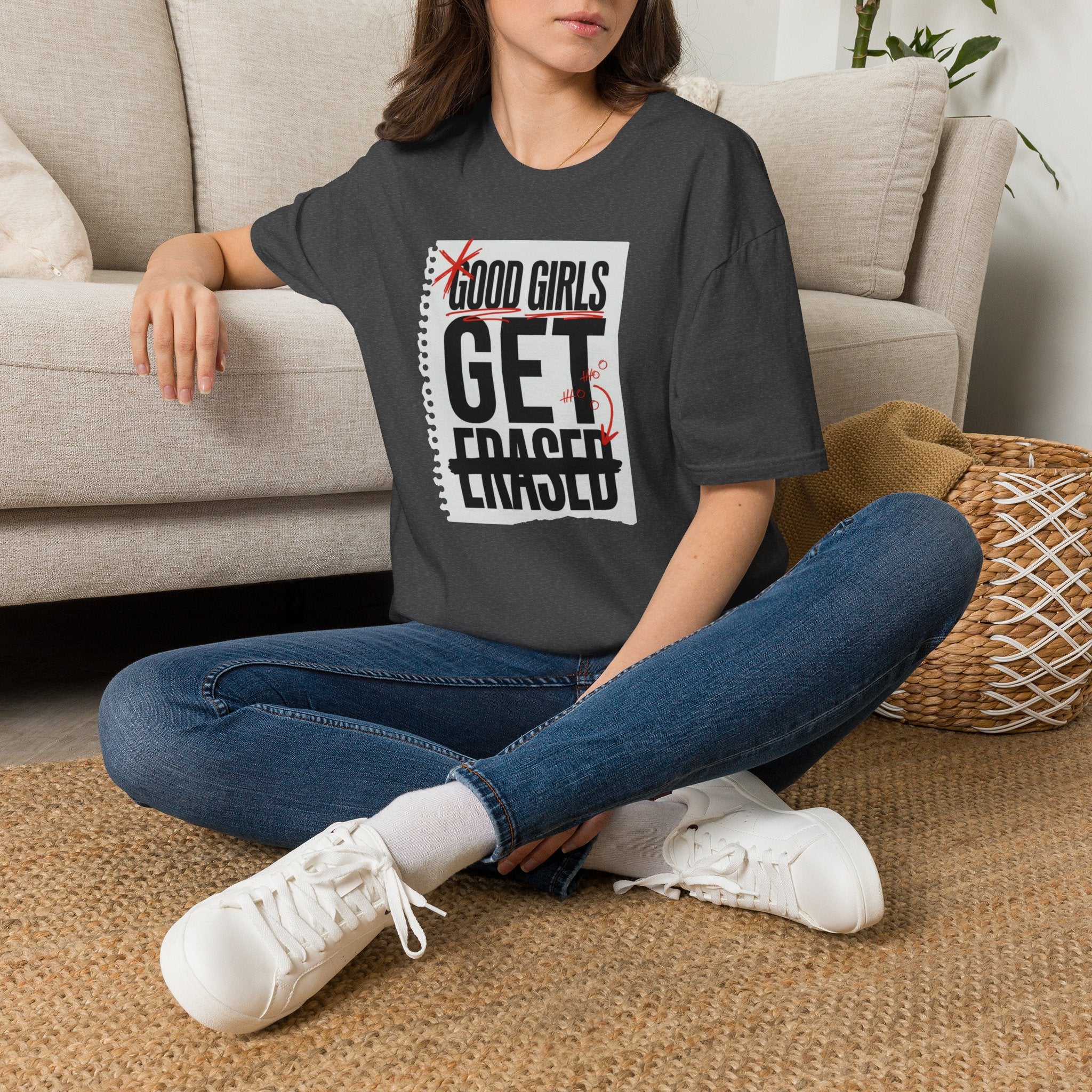 Good Girls Get Erased T-Shirt — Funny Engagement Proposal Tee