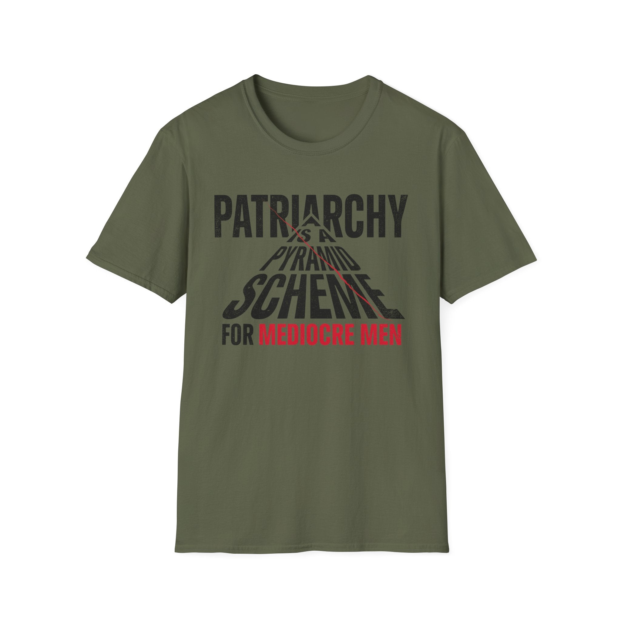 T-Shirt — "Patriarchy Is A Pyramid Scheme for Mediocre Men" Feminist Graphic Tee