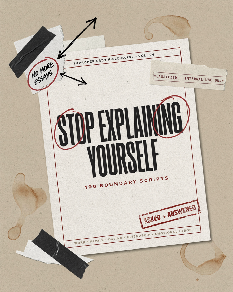 Stop Explaining Yourself: 100 Boundary Scripts