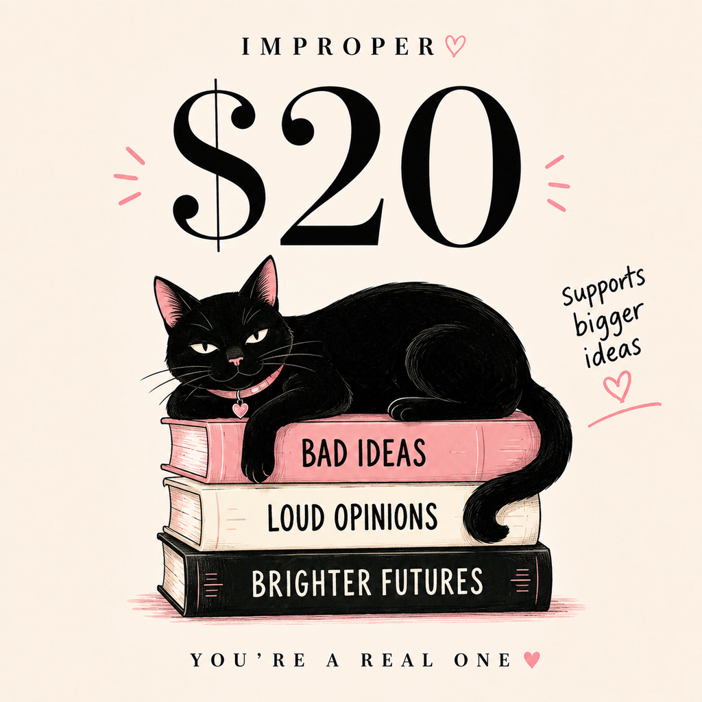 IMPROPER $20 tip — you're a real one